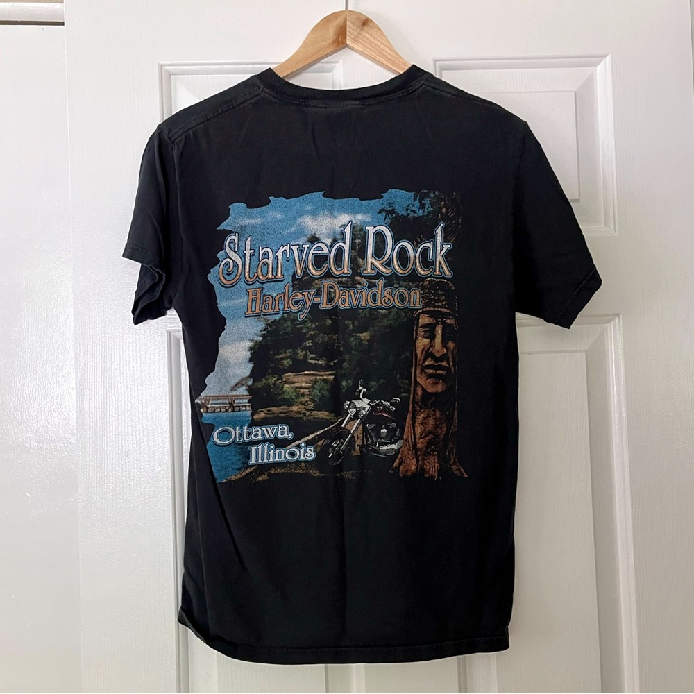 Vintage Harley Davidson T-Shirt - Starved Rock